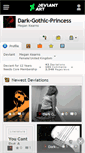 Mobile Screenshot of dark-gothic-princess.deviantart.com