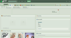 Desktop Screenshot of kangofu.deviantart.com