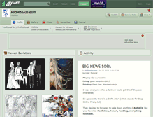 Tablet Screenshot of midniteassassin.deviantart.com