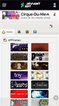 Mobile Screenshot of cirque-du-nie.deviantart.com