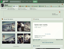 Tablet Screenshot of djoel.deviantart.com