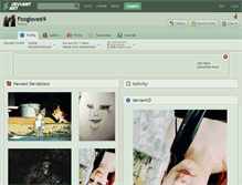 Tablet Screenshot of foxglove69.deviantart.com