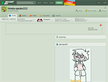 Tablet Screenshot of hinata-sasuke222.deviantart.com