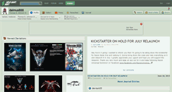 Desktop Screenshot of daimus888.deviantart.com