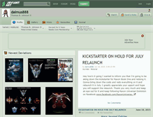 Tablet Screenshot of daimus888.deviantart.com