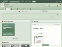 Tablet Screenshot of hassus.deviantart.com