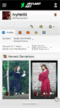 Mobile Screenshot of ivyhelix.deviantart.com