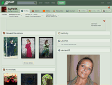 Tablet Screenshot of ivyhelix.deviantart.com