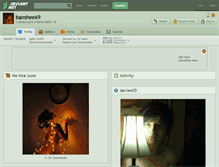 Tablet Screenshot of banshee69.deviantart.com