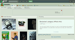 Desktop Screenshot of manspider.deviantart.com