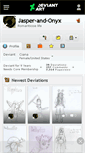 Mobile Screenshot of jasper-and-onyx.deviantart.com
