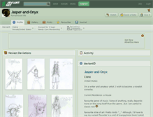 Tablet Screenshot of jasper-and-onyx.deviantart.com