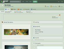 Tablet Screenshot of da-swizz.deviantart.com