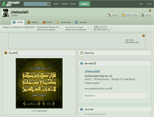 Tablet Screenshot of chekoolalli.deviantart.com