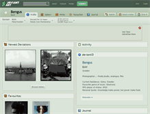 Tablet Screenshot of bengus.deviantart.com