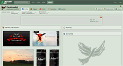 Desktop Screenshot of daunlouded.deviantart.com