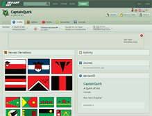 Tablet Screenshot of captainquirk.deviantart.com