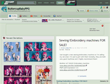 Tablet Screenshot of buttercupbabyppg.deviantart.com