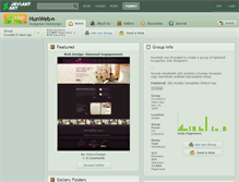 Tablet Screenshot of hunweb.deviantart.com