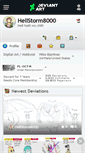 Mobile Screenshot of hellstorm8000.deviantart.com