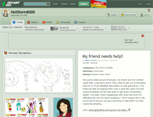 Tablet Screenshot of hellstorm8000.deviantart.com