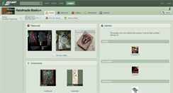 Desktop Screenshot of handmade-books.deviantart.com