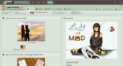 Desktop Screenshot of lady-of-mud.deviantart.com