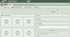 Desktop Screenshot of nah2o.deviantart.com