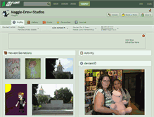 Tablet Screenshot of maggie-drew-studios.deviantart.com