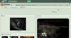 Desktop Screenshot of derekimga.deviantart.com