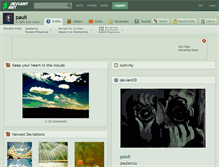 Tablet Screenshot of pauii.deviantart.com