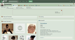 Desktop Screenshot of chromezone.deviantart.com