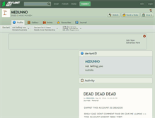 Tablet Screenshot of medunno.deviantart.com