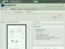 Tablet Screenshot of liloandstitchfans.deviantart.com