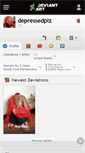 Mobile Screenshot of depressedplz.deviantart.com