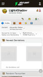Mobile Screenshot of light4shadow.deviantart.com