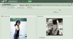 Desktop Screenshot of eva-kasumi.deviantart.com