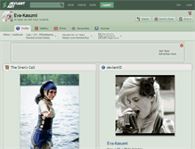 Tablet Screenshot of eva-kasumi.deviantart.com