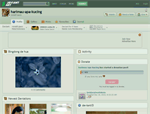 Tablet Screenshot of harimau-apa-kucing.deviantart.com