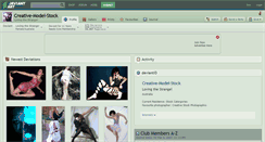 Desktop Screenshot of creative-model-stock.deviantart.com