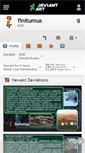Mobile Screenshot of finitumus.deviantart.com