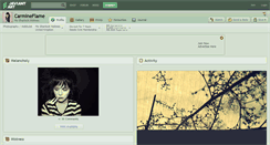 Desktop Screenshot of carmineflame.deviantart.com