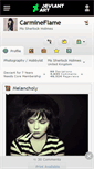 Mobile Screenshot of carmineflame.deviantart.com
