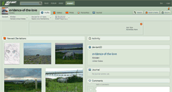 Desktop Screenshot of evidence-of-the-love.deviantart.com