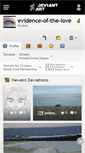 Mobile Screenshot of evidence-of-the-love.deviantart.com