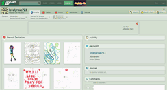 Desktop Screenshot of lovelyrose723.deviantart.com