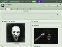 Tablet Screenshot of mikael-lem.deviantart.com