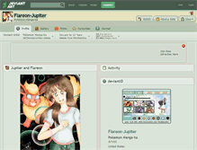 Tablet Screenshot of flareon-jupiter.deviantart.com