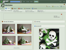 Tablet Screenshot of kateskakes.deviantart.com