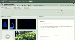 Desktop Screenshot of bloody-x-brilliant.deviantart.com